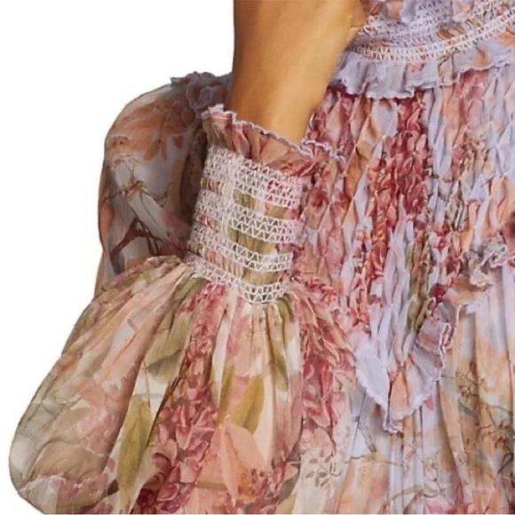 ZIMMERMANN Botanica Smocked Yoke Blouse - Picture 3 of 15